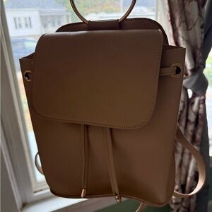 Elegant Tan Women's Backpack